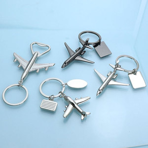 Best-selling Passenger Aircraft, Fighter Aircraft, Portable Pendant Keychain, Customized Logo, Small 3D Metal Aircraft Keychain