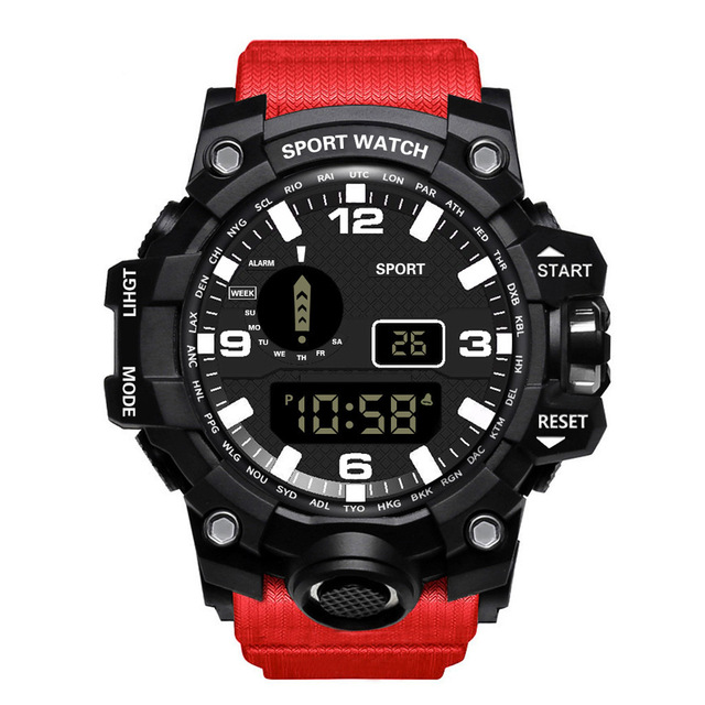2025 Customized Man Sports Digital Watch Luxury Rubber Band Wholesale Made in China Cheap Classic Casual Plastic Silicone Watch