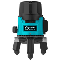 Niveau laser rotatif automatique portable à 2 lignes, 360 degrés, auto-nivelant, multifonctionnel, qualité bricolage