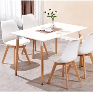 Großhandel billige Möbel made in China Tisch Esszimmer Holz Esszimmer runden Esstisch Set Holz modern