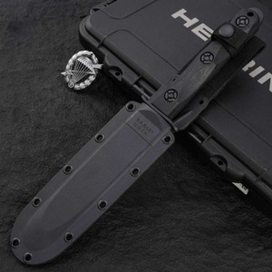 Couteau Bowie à pointe droite KB EK MODEL 5 EK45 pour le camping en plein air, acier inoxydable, manche en fibre de verre, épaisseur 4 mm, DIY OEM 20 cm - Product Image 3