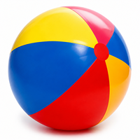 Ballon de plage gonflable géant avec logo personnalisé, PVC épaissi écologique, couleurs mélangées, pour événements promotionnels en plein air