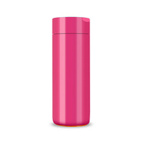 Mug isotherme en verre et acier inoxydable sans BPA de 400 ml, à aspiration magique, écologique, isolation thermique 24 heures, idéal pour les cadeaux d'affaires