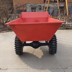 รถเข็นดินไฟฟ้าขนาดเล็ก ใช้เครื่องยนต์เบนซิน สำหรับงานก่อสร้าง คอนกรีต ฟาร์ม สวน ไร่น้ำ ถนนแคบ - Product Image 3