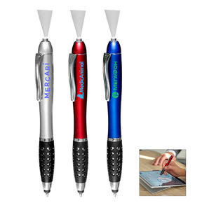 Bolígrafo <span class=keywords><strong>3</strong></span> en 1 con Logotipo Personalizado Promocional, Suministros de Oficina, Linterna LED con Agarre Suave al Tacto, Bolígrafo de Escritura con Agarre Cómodo - Product Image 2
