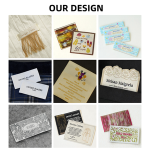 Etichette Tessute Personalizzate di Lusso di Alta Qualità in Tessuto Delicato sulla Pelle per Abiti, Cappelli, Scarpe, Tessuti per la Casa, Etichetta Tessuta in Raso di Cotone per Collo - Product Image 5