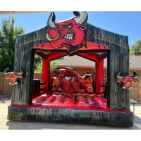 Taureau mécanique gonflable pour jeux de rodéo, pour enfants et adultes, idéal pour les fêtes