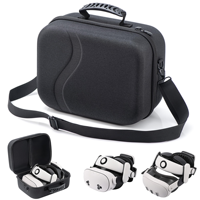 Grande mallette de transport pour casque VR Quest 3 / Vision Pro et accessoires de manette, étui de transport rigide Meta Quest 3