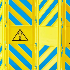 Yellow Plastic Road <strong>Retractable</strong> Plastic Flexible Fence Portable Mobile Expandable Safety Barricade Fence TrafficControl <strong>Barrier</strong> - Product Image 5