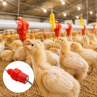 10 Pièces Abreuvoir à tétine pour poulets, Abreuvoir automatique pour volailles, Abreuvoir pour poulets, canards, cailles