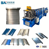 Nouvelle machine de formage de rouleaux pour portes à enroulement automatiques en acier inoxydable et aluminium, de qualité supérieure, avec moteur et roulement 11 kW 380 V/220 V, modèle 2026