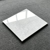 Carreaux de sol en porcelaine effet marbre moderne brillant 1000x1000 pour cuisine, salle de bain, extérieur, villa, salles à manger