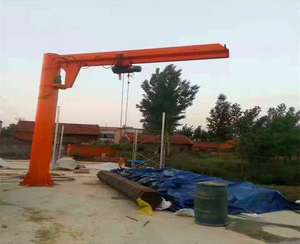 Grue à flèche montée sur colonne personnalisable et efficace pour diverses applications, état neuf, moteur de pompe pour la manutention de matériaux - Product Image 3