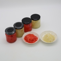 Gingembre pour Sushi/Gingembre Rouge Mariné pour Sushi, Emballages Personnalisés, Meilleures Ventes au Japon
