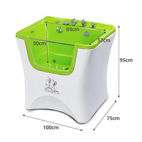 Baignoire SPA de Luxe pour Animaux de Compagnie (Chats et Chiens) en Acrylique avec Fonction Bain de Lait et Micro-Nano Bulles - Équipement de Toilettage et de Bain