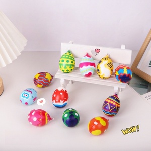 Easter <b>Egg</b> <b>Toy</b> Pu Slow Rebound Color Printing <b>Egg</b> Bunny Squeeze Play Release Stress Ball <b>Toy</b> Wholesale Easter Holiday Supplies - Product Image 2