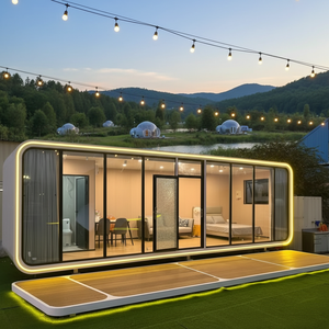 Casa Prefabricada Inteligente Tipo Apple Pod, Cabaña Prefabricada <span class=keywords><strong>para</strong></span> Negocios <span class=keywords><strong>de</strong></span> <span class=keywords><strong>Alquiler</strong></span> Airbnb y Estancias Turísticas <span class=keywords><strong>de</strong></span> Lujo - Product Image 5