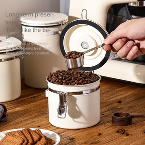 Tại Gói 304 Thép Không Gỉ Tươi Giữ Ngày Lưu Trữ Jar Với Van Xả Và Muỗng Cho Hạt Cà Phê Và Nhà Bếp Sử Dụng - Product Image 3