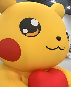 Mascotte gonflable géante en PVC personnalisée, grande taille, personnage de dessin animé mignon <span class=keywords><strong>Pikachu</strong></span>, très vendue, pour la promotion publicitaire - Product Image 5