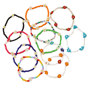 Hạnh Phúc Món Quà Handmade Bện Dệt Tình Bạn Vòng Đeo Tay Có Thể Điều Chỉnh Trái Tim Sao Chéo Quyến Rũ Chuỗi Đồ Trang Sức Phụ Nữ Quà Tặng - Product Image 5