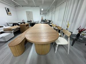 <span class=keywords><strong>Mesa</strong></span> de Comedor <span class=keywords><strong>Extensible</strong></span> Multifuncional de Madera Maciza de Fábrica Foshan, Muebles de Comedor Ahorradores de Espacio, Diseño Transformable - Product Image 2
