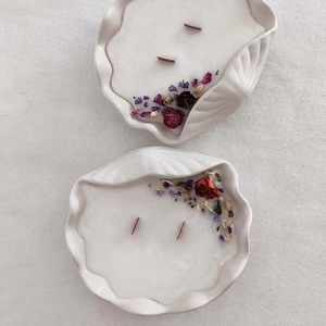 Portavelas de Cerámica Hecho a Mano con Forma de Concha, de Buena Calidad, Estilo Ins, Decoración para el Hogar, Portavelas para Boda, <span class=keywords><strong>Jalo</strong></span> JE1962 con Relieve - Product Image 5