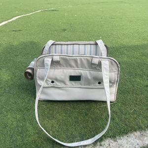 Tragbarer, faltbarer Fahrrad-Transportkorb aus Baumwollnetz für kleine Hunde und Katzen – Ein-Schulter-Haustier-Rucksack mit Reißverschluss, groß, modisch - Product Image 6