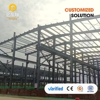 Bâtiment d'entrepôt métallique préfabriqué en acier à plusieurs étages et plusieurs baies, garantie 3 ans, pour usage commercial, bureau, atelier, garage, hangar