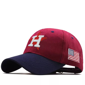 Berretto da Baseball ricamato con bandiera americana traspirante regolabile estiva Casquette De Baseball Pour Homme - Product Image 3