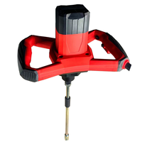 Mélangeur de peinture électrique portatif, petite perceuse à mélanger le béton avec pelle mélangeuse et vitesse variable