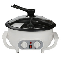 Thuisgebruik 220V Multifunctionele Antiaanbaklaag Temperatuurregeling Kleine Mini Elektrische Koffieboonenbrander Fruitdroger Braadmachine
