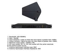 Amplificateur de signal UHF 4 canaux XTUGA BJ4, combinateur, séparateur, distribution d'antenne passive pour système de monitoring sans fil intra-auriculaire