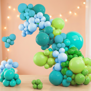 PartyWoo Ghirlanda di Palloncini Verdi 100pz Palloncini Verdi di Diverse Dimensioni Confezione da 36 Pollici 18 Pollici 12 Pollici 10 Pollici 5 Pollici per Feste - Product Image 2