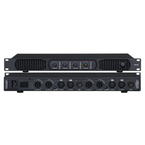 OEM ขายส่ง EIF ET4350 เพาเวอร์แอมป์ระดับมืออาชีพแบบ 1U แร็ค 4 แชนแนล คลาส D กำลังขับ 4x350 วัตต์ ประสิทธิภาพสูง สำหรับคาราโอเกะ - Product Image 1