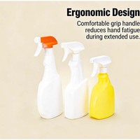 Opaque haute capacité PE 350ml 500ml 1000ml vaporisateur en plastique eau vide nettoyage vaporisateurs