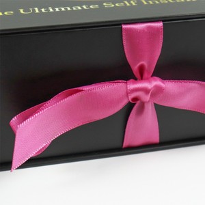 Boîte cadeau avec couvercle magnétique Mistery, emballage en carton pliable pour coffrets cadeaux avec poignée en <span class=keywords><strong>ruban</strong></span>, boîtes en papier - Product Image 2