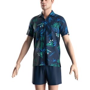 เสื้อเชิ้ตฮาวายสไตล์วินเทจพิมพ์ลายตามสั่งสำหรับผู้ชาย แห้งเร็ว แขนสั้น เสื้อชายหาด แฟชั่นทันสมัย ผ้าทวิลกันยับ เสื้อกีฬา - Product Image 5