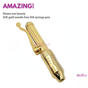 Nouveau stylo à <span class=keywords><strong>acide</strong></span> <span class=keywords><strong>hyaluronique</strong></span> sans aiguille haute pression 24K or pour lifting des lèvres et anti-rides, stylo seringue HA CE - Product Image 1