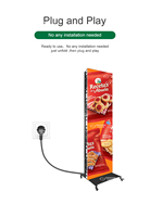 P2.5 pliable intérieur écran Led affichage pli 1920*640mm pliant location numérique Gob LED affiche affichage