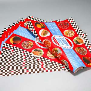 Custom logo Printing Hamburger Deli Packaging Grease Proof <b>Tissue</b> Wrapper Burger Wrap Sandwich <b>Paper</b> - Product Image 1