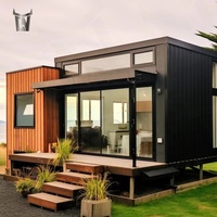 Maison conteneur extensible de 40 pieds Villa de vacances de luxe 1 2 3 4 chambres à coucher Maison préfabriquée Immeuble de bureaux modulaire en acier avec salle de bain