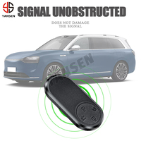 Housse de clé en alliage d'aluminium et cuir pour AITO M7 M8 M9 Max Ultra, étui de protection pour clé intelligente de voiture, porte-clés