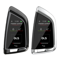 Llave Inteligente para Automóvil con Pantalla Táctil, Sistema de Entrada sin Llave Universal con Botón de Encendido del Motor, Control Remoto LCD