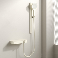 Ensemble de douche simple sans douchette fendue et robinet de douche adapté aux petites salles de bain