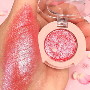 Placa de sombra de ojos de perla personalizada al por mayor de fábrica sombra de ojos monocromática polarizada brillante de alta calidad resistente al agua a largo plazo - Product Image 2