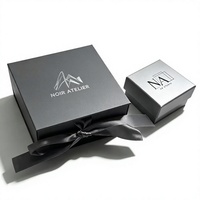 Boîte cadeau coulissante personnalisée avec impression, estampage à chaud, boîte en carton rigide, emballage de luxe personnalisé pour bijoux et cosmétiques
