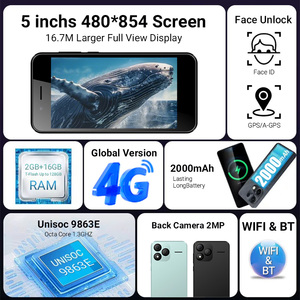 <span class=keywords><strong>5</strong></span> inch 4G LTE điện thoại di động sc9832e <span class=keywords><strong>Android</strong></span> 14 <span class=keywords><strong>Dual</strong></span> <span class=keywords><strong>Sim</strong></span> 2GB 16GB Bộ nhớ 128GB mở rộng lưu trữ 2000mAh Pin điện thoại thông minh - Product Image 6
