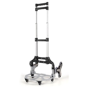 Telescopic Hand Trolley Heavy Duty <b>for</b> Carrying Goods With 3 Wheels - Product Image 4