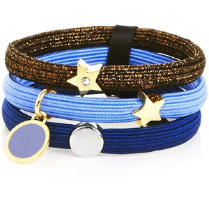 Logo personalizzato Ciondoli Elefante Cuore Banana Charms In Metallo Decorato Legami Elastici Dei Capelli Fasce Per Capelli Legami Dei Capelli Del Braccialetto - Product Image 1