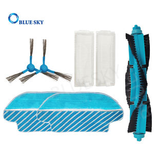 Kit de mopa con filtro HEPA, principal cepillo lateral, herramienta de <span class=keywords><strong>aspiradora</strong></span> Compatible con <span class=keywords><strong>Conga</strong></span> 3290 3490, <span class=keywords><strong>Robot</strong></span> aspirador de repuesto - Product Image 1